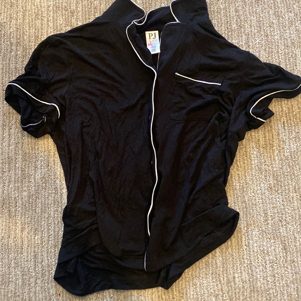 PJ place short sleeve pajama top